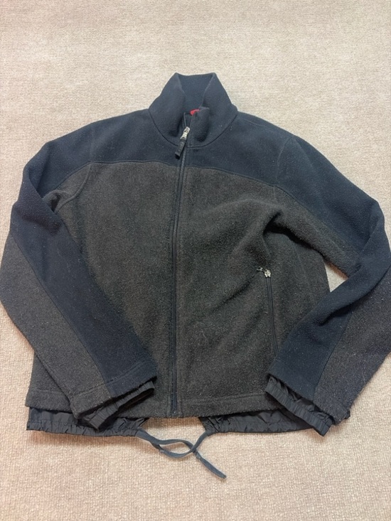 Prada Jackets & Blazers - Prada Black Full Zip Fleece Jacket Red Tab Logo Size M 0788